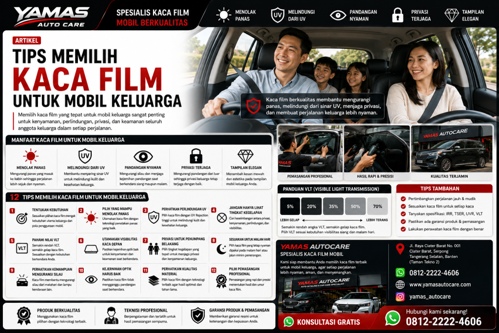 Tips Memilih Kaca Film Untuk Keluarga