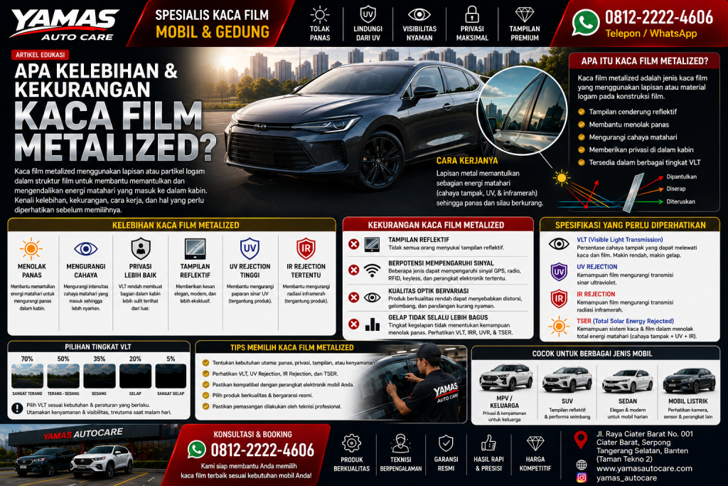 Apa Kelebihan dan Kekurangan Kaca Film Metalized?