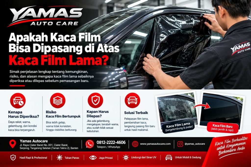Apakah Kaca Film Bisa Dipasang di atas Kaca Film Lama?